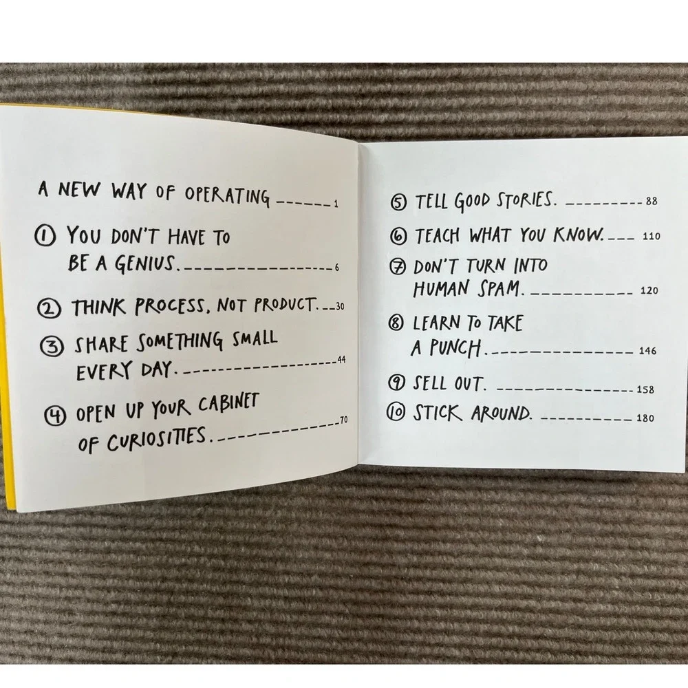 Show Your Work! Austin Kleon Paperback Creativity Self-Help Art Book 2014